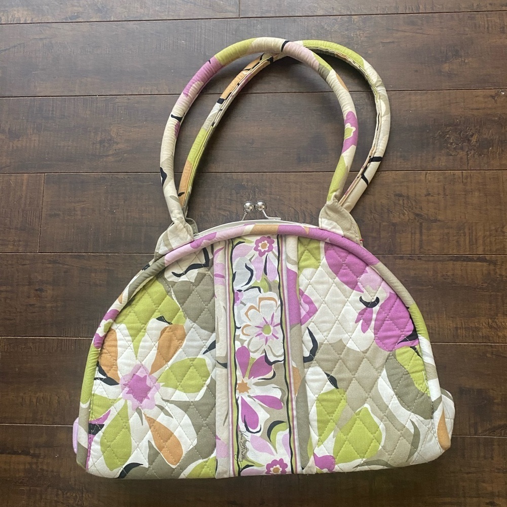 Vera Bradley Eloise Kiss Lock Handbag - Picture 7 of 14